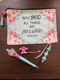 Faith-Based Bag Bundles: Scripture Bag, Pen, Keychain, and More