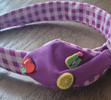 Frutti Fun Colorful Kids Headbands, Orange | Purple | Red | Blue | Spring Headband