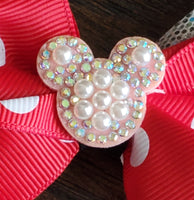 Eir Glitter and Polka Dot Girl Bow