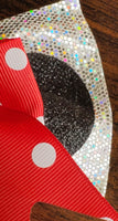 Eir Glitter and Polka Dot Girl Bow