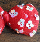 Saba Red Puffy Baby Bow