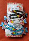 Antia Colorful Hearts Girl Hair Clips