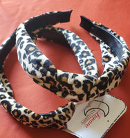 Dacia Fleece Cheetah Print Headband