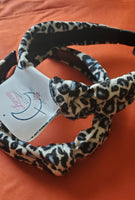 Dacia Fleece Cheetah Print Headband