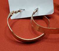 Cristian Gold Curvy Hoop Earrings