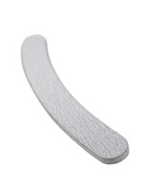 Grey Zebra Curved Nail File Emery board. Double sided.