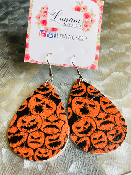 Samara Pumpkin Earrings