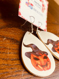 Winnie Witch Pumpkin Earrings