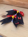 London Minnie Mouse Inspired Bow Set