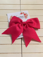 Alyssa Light Pink Girl Bow Small Cheer Bow