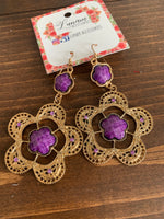 Zafiro Playful Spring Flower Earrings