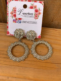 Charlotte gold and silver earrings