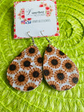 Gretta Sunflower Earrings