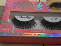 Silk Mink Eyelashed | Volume Lashes | Mink Lashes | 3D Effect Lashes