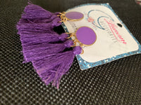 Emine Purple Tassel with Gold accents