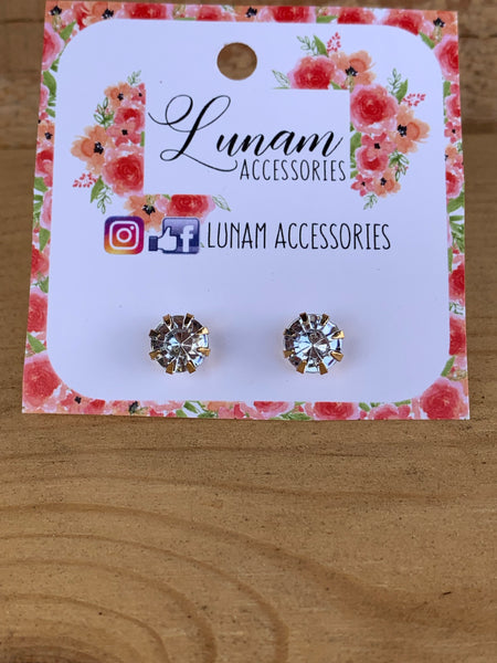 Zaynab Rhinestone Stud Earrings