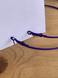 Wisteria Purple Hoop Earrings