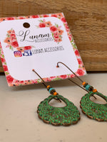 Luna Green Earrings