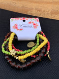 Natasha Multi Color Set of Bracelets