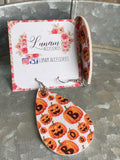 Glenda Pumpkin Earrings