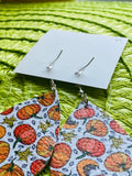 Zinnia Pumkin Earrings