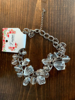 Gillian Clear and Silver Necklace