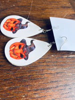 Winnie Witch Pumpkin Earrings