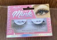 Silk Mink Eyelashed | Volume Lashes | Mink Lashes | 3D Effect Lashes