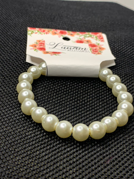 Tatiana Pearl Elastic Bracelet