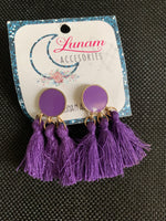 Emine Purple Tassel with Gold accents