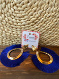 Mia blue earrings