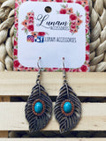 Alaina Feather Earrings