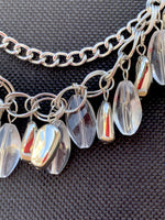 Larissa Silver and Clear Beads Necklace