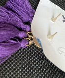 Emine Purple Tassel with Gold accents