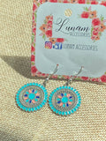 Palm will highlight your charm in every reunion with these mandala earrings