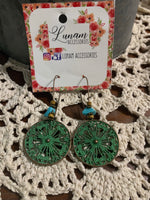 Bertha Wheel Drop Earrings