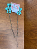 Silvia Aqua and Silver Necklace