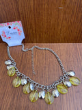 Elena-Silver with transparent yellow stones and others in solid silver