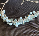 Briza this beautiful necklace is like the sea breeze on your neck and you will look fresh and raffiant