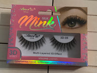 Silk Mink Eyelashed | Volume Lashes | Mink Lashes | 3D Effect Lashes