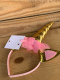 Kinsley Pink Unicorn Headband